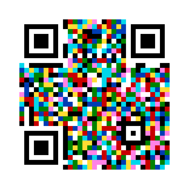 HCC2D8 symbol, Color Palette Model 1 (Screen)